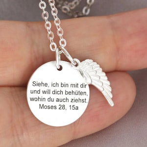 Ketting 925 Sterling Zilver Naamketting Engelen Vleugels Gravure Cadeau Doop Bevestiging Geboorte Verjaardag Doop Zeggen Hanger Gepersonaliseerd