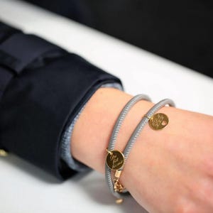 Friendship bracelet gold engraving ladies bracelet leather brown ladies bracelet gift girlfriend leather bracelet rose gold jewelry woman name bracelet