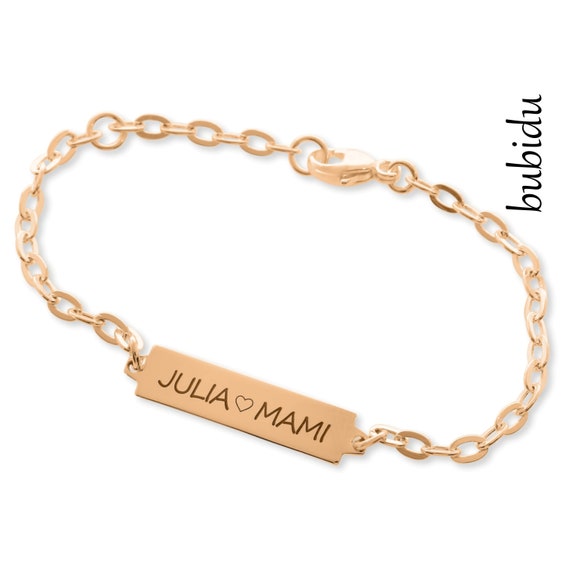 Gold plated personalized bracelet store