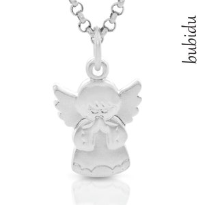 Guardian Angel Chain Children's Baptism Jewelry 925 Sterling Silver ...