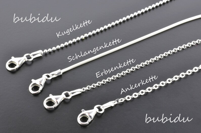 Taufkette Silber, Taufschmuck Jungen, Namenskette mit Gravur Taufgeschenk mit Taufspruch und Tauffisch Ichthys Kreuz Bild 2