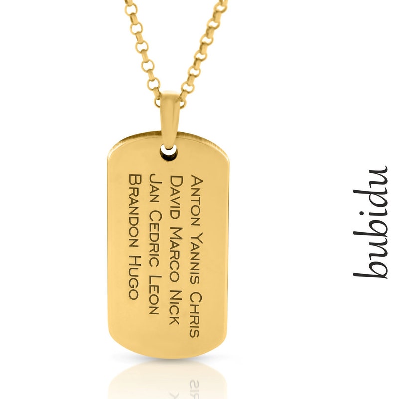 Personalisierte halsketten männer Etsy.de