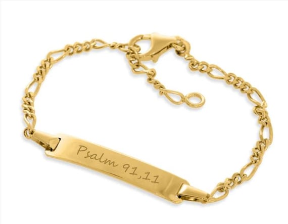 Braccialetto Nome Bambina In Oro 9k/14k - Regalo Nascita/Battesimo/Comunione Con Scatola Personalizzata - Foto 8