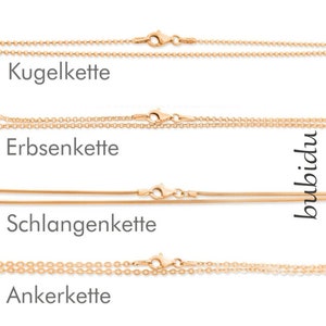 Taufkette Rosegold, Taufschmuck Gravur, Geschenk Geburt Taufe Kommunion Geburtstag , Anhänger Lebensbaum, Herzkristall, Namenskette Daten Bild 5