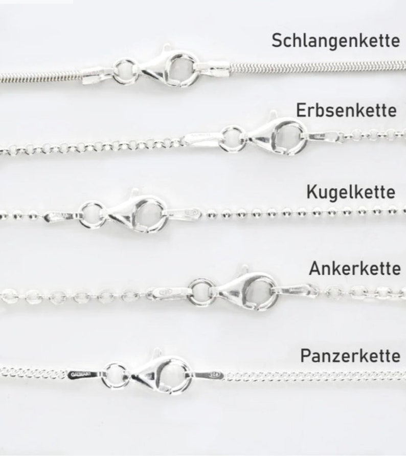 Abdruck Kette Herzanhänger Silberschmuck 925er Geschenk Mama Geschenk zur Geburt Fußabdruck in Herzform Hochzeitsgeschenk HERZ Muttertag Bild 8