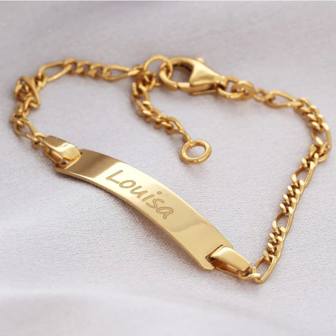 Bracciale dell'angelo custode in busta kraft con adesivo per battesimo