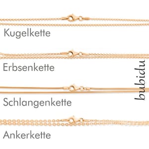 Namenskette Rosegold, Schmuck Engel, Taufe Kette Geschenk Patenkind, Konfirmation Kommunion Einschulung Geburt Geburtstag,Sterlingsilber 925 Bild 5