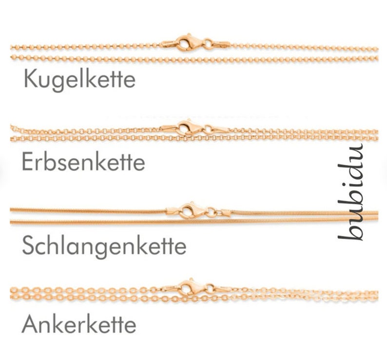 Namenskette Rosegold, Schmuck Engel, Taufe Kette Geschenk Patenkind, Konfirmation Kommunion Einschulung Geburt Geburtstag,Sterlingsilber 925 Bild 5