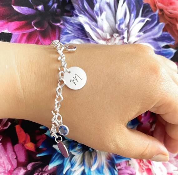 Bracciale donna ali d'angelo incisione personalizzata SPIEGA LE TUE ALI argento 925 braccialetto con nome ali ciondolo di cristallo regalo donna fidanzata - Italia