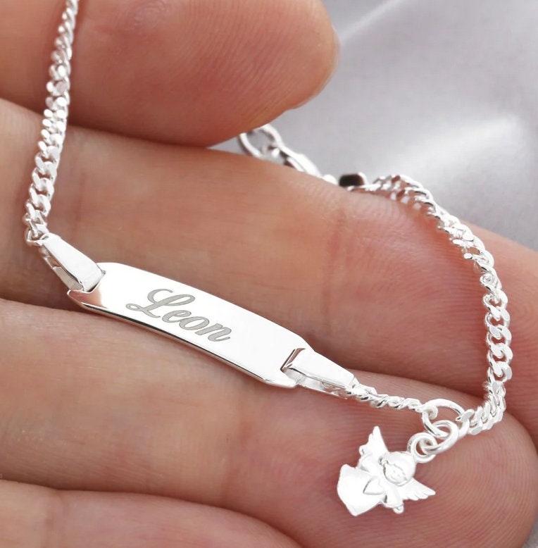 S'Agapo bracciale angelo e medaglietta Il mio angelo custode in acciaio in offerta