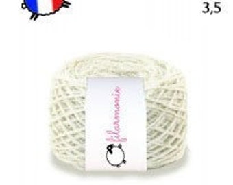 Merino wool pelote - 100% merino wool - ecru