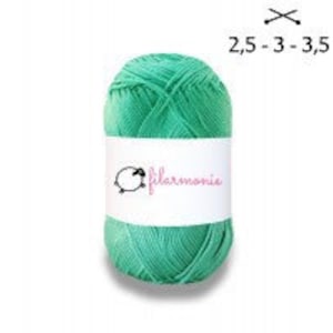 Mercerized cotton yarn - jade - ball 50g