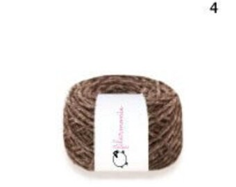 Camel wool ball - 100% camel hair - brown