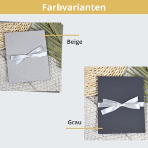 personalisiertes Fotoalbum zur Hochzeit mit den Namen kleines Fotoalbum Leporello Wunschnamen Bild 3