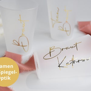 personalized cups for JGA | reusable cups with names for hen parties for women