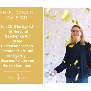 Abschiedsgeschenk Hebamme mit Herz und Namen Glitzer Kosmetiktasche aus Filz personalisiertes Geschenk zum Abschied image 8