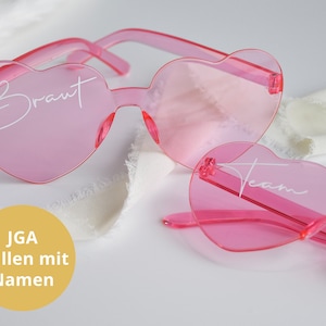 Lunettes de fête pour JGA | Accessoires de douche nuptiale | lunettes de soleil roses personnalisées | enterrement de vie de jeune fille