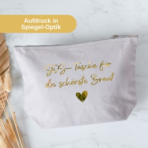 SOS-Tasche für die Braut | Kosmetiktasche für den Hochzeitstag | Notfalltäschchen personalisiert | Notfalltasche zur Hochzeit