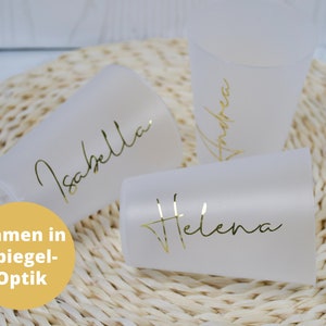 personalized cups for JGA | reusable cups with names for hen parties for women