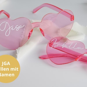 Party glasses for JGA | Bridal party accessories with name | personalized pink sunglasses | Bachelorette party