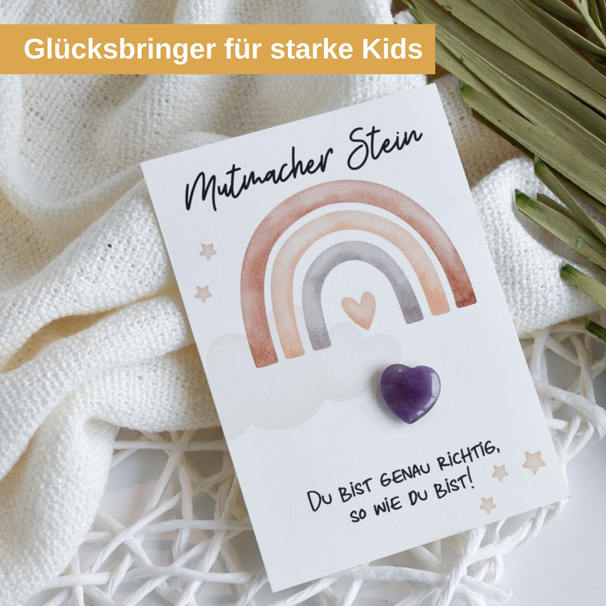 Aventurin Edelstein Als Mutstein Für Kinder – Glücksbringer Zur Einschulung, Prüfung Oder Taufe, 2-3 Cm Trommelstein, Plastikfrei