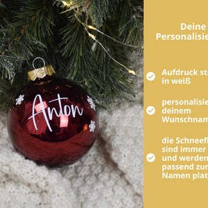 Handbemalte Weihnachtskugel Aachen Dom - 8cm Glas Christbaumkugel