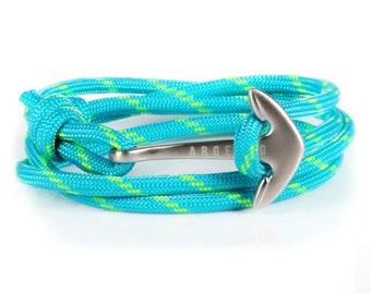 Pulsera de ancla para hombre, pulsera de cuerda, pulsera de navegación para hombre, pulseras de ancla para hombre, pulsera náutica