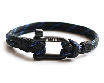 Sailor men's bracelet made of paracord rope, men's PREMIUM bracelet, bracelets made of minimalist rope, gift for him