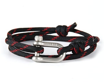 Bracelet pour homme avec shekel, bracelet de corde, bracelet paracord pour homme, bracelets shekel pour hommes, bracelet de voile en mer