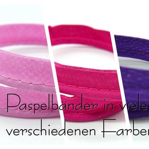 3 Meter 1 EUR/m, Paspelband, verschieden Farben zur Auswahl Bild 1