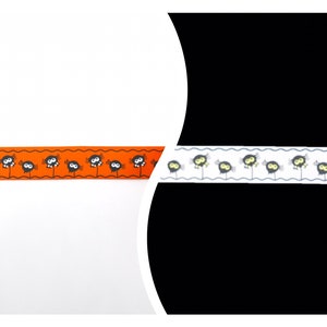 2 Meter (EUR 160/EUR), Ripsband mit Spinnen