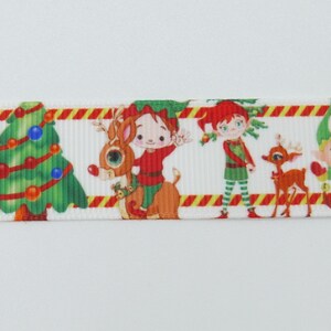 2 Meter, (1,60EUR/m), Ripsband Weihnachten, Wichtel