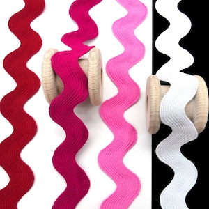 1 meter rickrack XXL / Jumbo / various colours