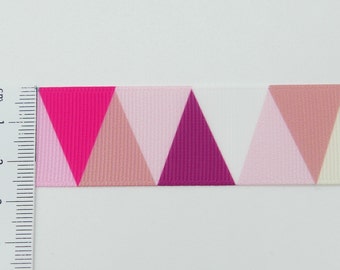 2 meters (EUR 1.60/meter), pink grosgrain ribbon