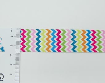 2 Meter, (1,60 Euro/m), Webband mit Chevron Muster