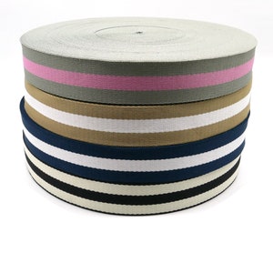 2 Meter (2,20 EUR/m), Gurtband mit Streifen, Breite 38mm