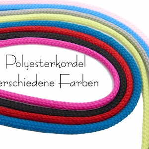 5 Meter 0,51 EUR/m, Polyesterschnur Polyesterkordel Kordel, Durchmesser 4 mm Bild 1