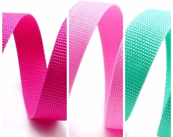 Sangle en polypropylène 25 mm | Vendue au mètre (3 m), pour sacs, sacs à dos et couture DIY | 37 couleurs