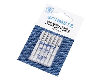 5 Schmetz 130/705 universal sewing machine needles in various sizes 60 / 70 / 80 / 90 / 100 to choose from