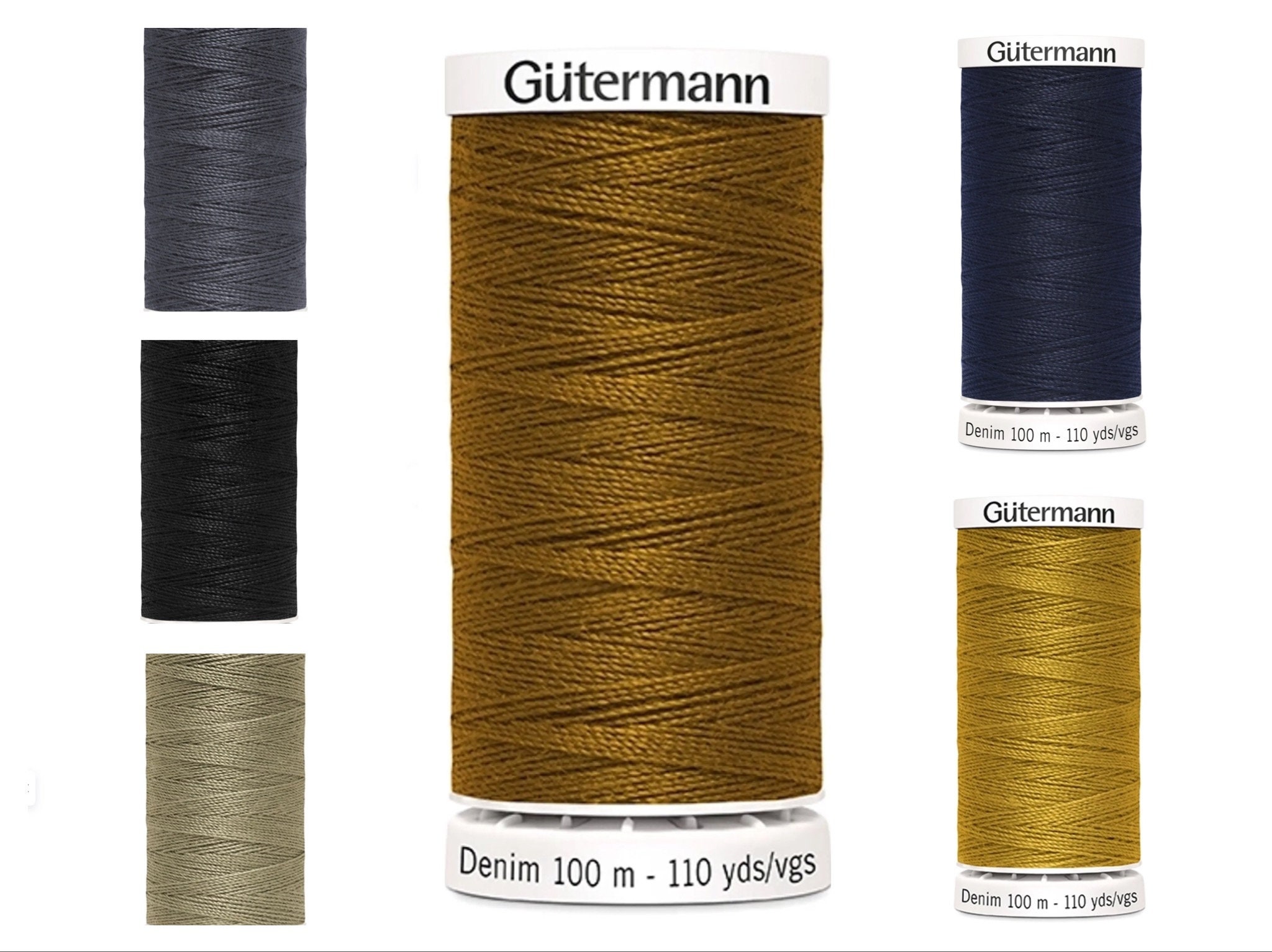 Gütermann Denim Sewing Thread, Jeans Thread, Size 50 