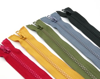 Jacket zipper, 80 cm, various colors