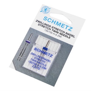 Zwillingsnadel Schmetz, Stretch, 130/705 H-S ZWI, 2,5/75