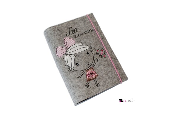 U Heft Hulle Filz Madchen Etsy