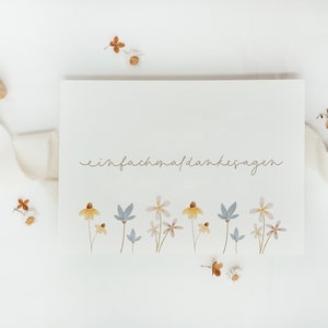 Postkarte danke sagen - A6