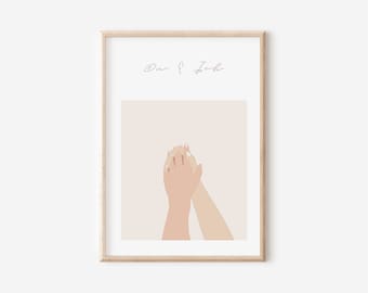 A4 Print - Du & ich