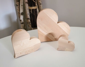 Herzen Set  bestehend aus drei verschiedene Größen
