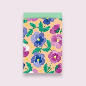 Geschenktüten Blumen geblümt Muttertag  | Stiefmütterchen | Papiertüten Flatbags