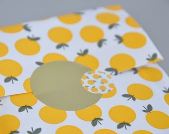 Mini Aufkleber "Lemon" | Zitronen | Aufkleber Etiketten  Geschenkverpackung