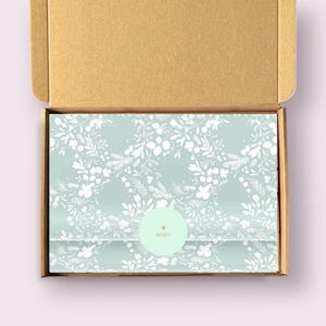 Seidenpapier Blumen, Barock Salbei | Geschenkpapier Produktverpackung Geschenkverpackung
