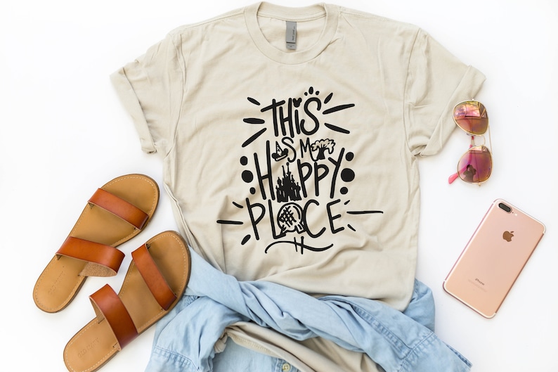 This is My Happy Place Matching Disney Shirts Disney Shirts Etsy
